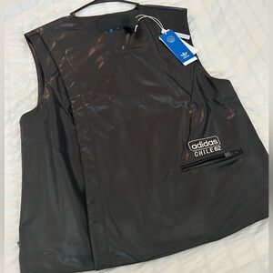 Adidas Vest Size L Black NEW with tag